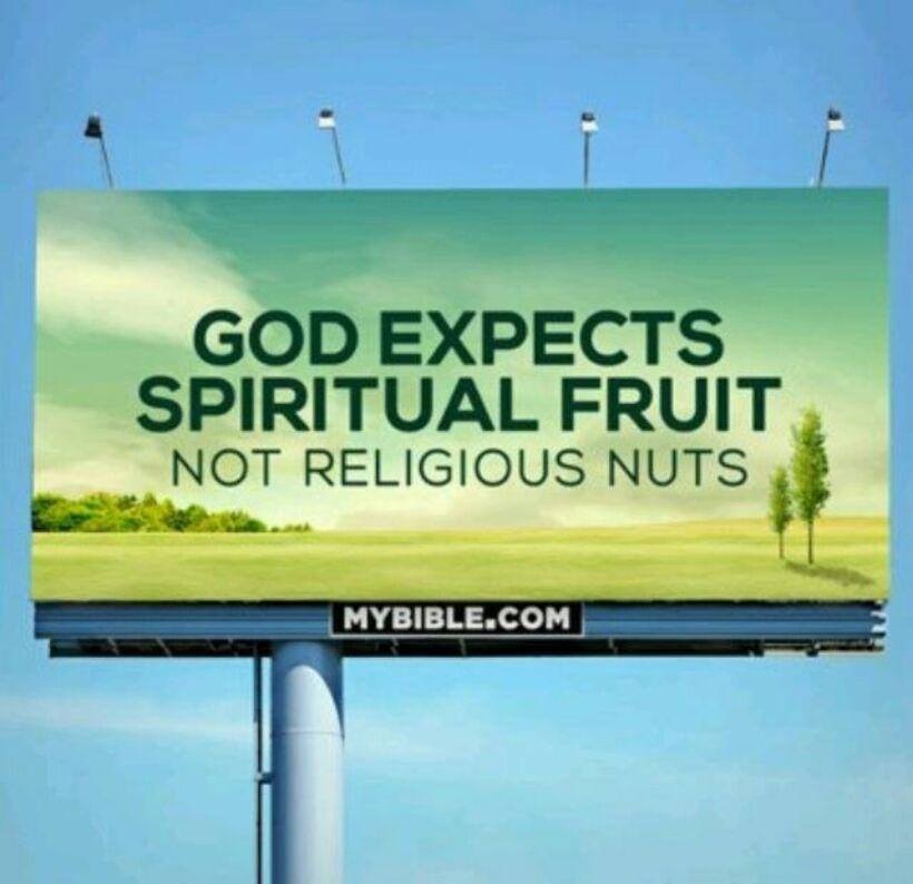 Are you a Spiritual Fruit or a Religious Nut?