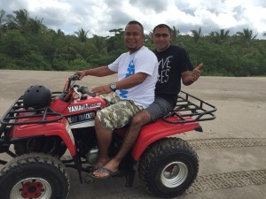 Luis (our driver) and Pastor Denis.